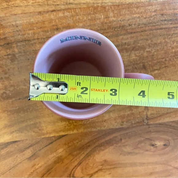 Disneyland Minnie Mouse Coffee Cup Mig  Pink Matte 14oz - Picture 7 of 11